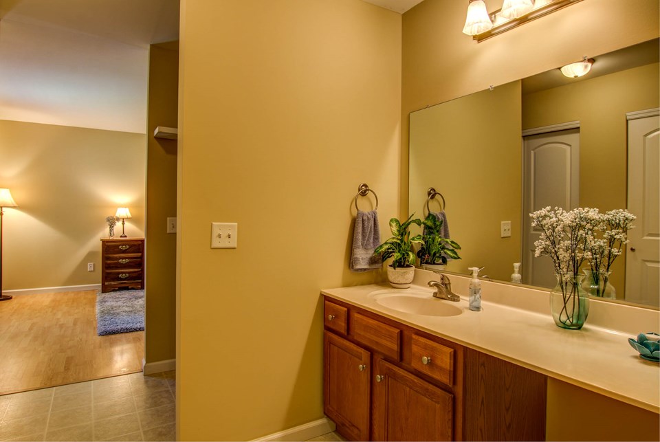 master bathroom.  this is a large dressing area with 3 closets!