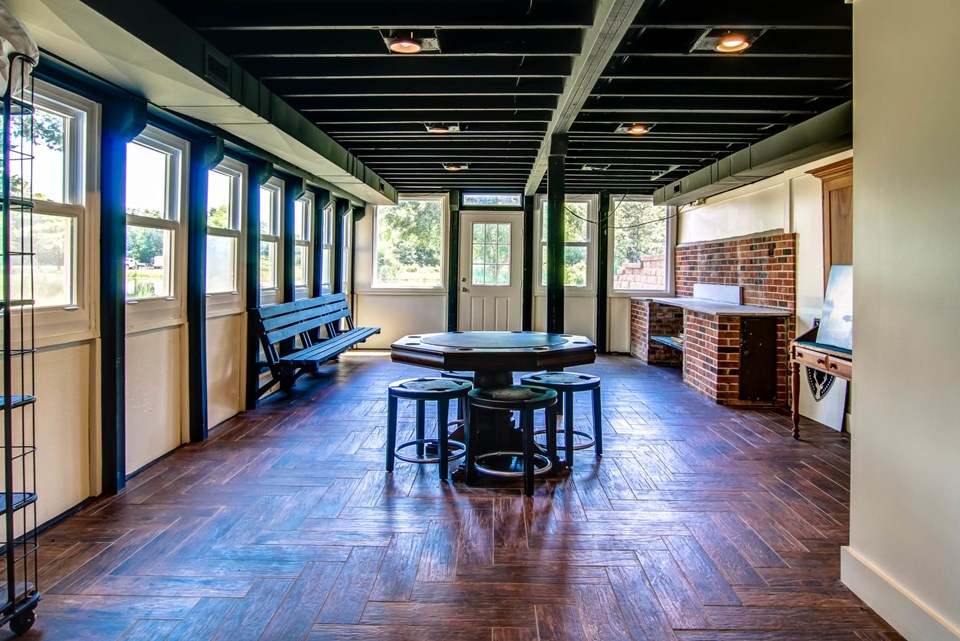 lower level recreation room.