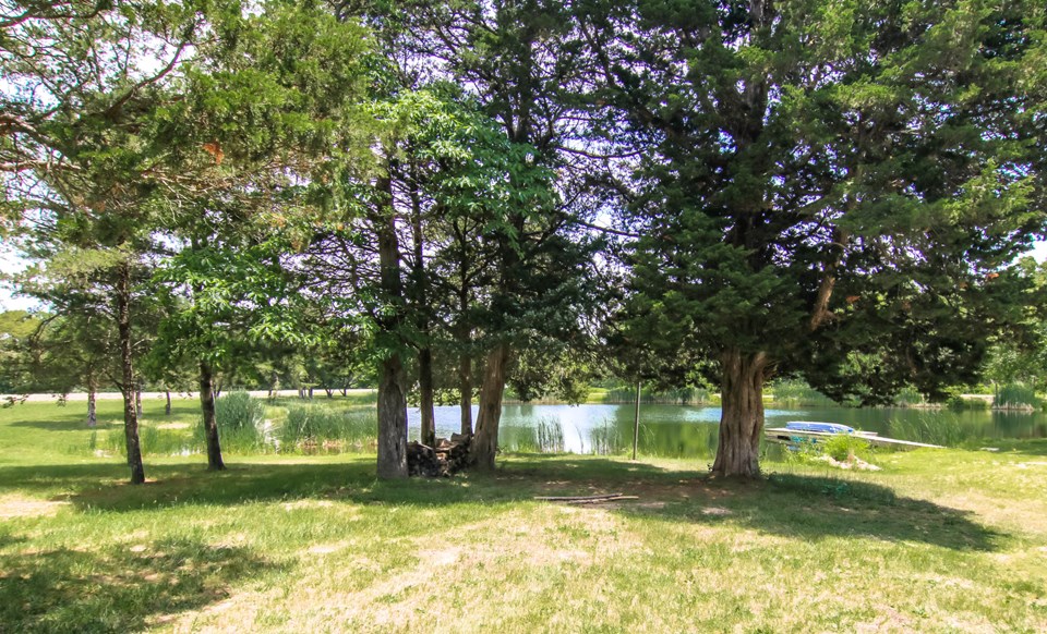 view of the lake.