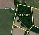30+- acres point road