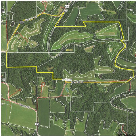 283 acres