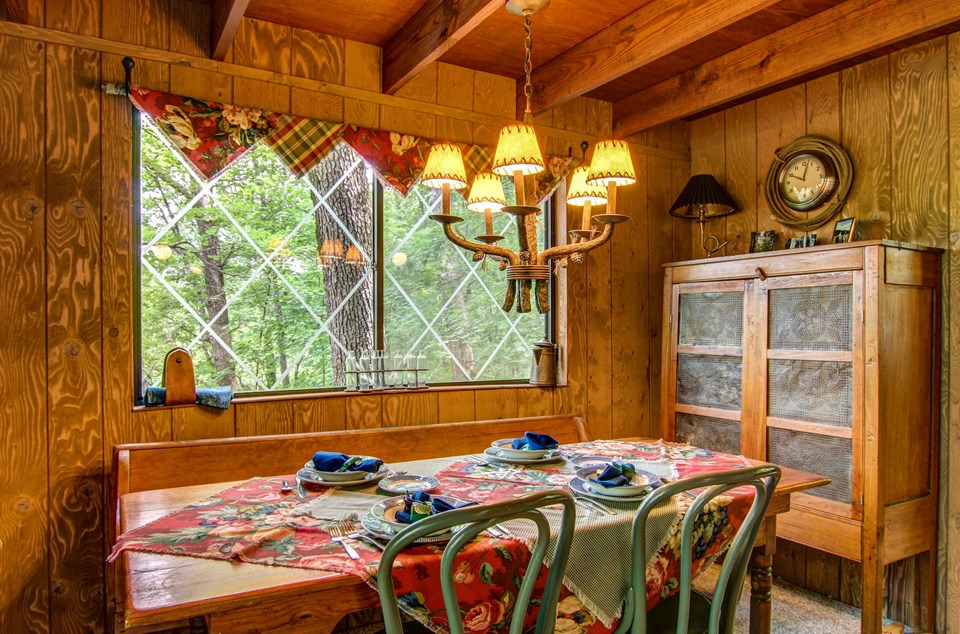 view of the dining area.