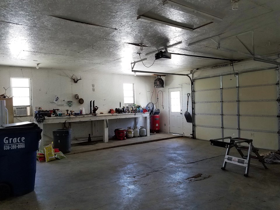 26 x 26 outbuilding can be used for a garage, equipment, or workshop.