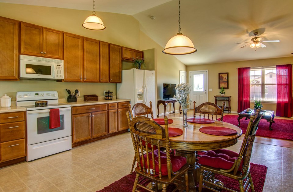 dine-in kitchen with plenty of 42